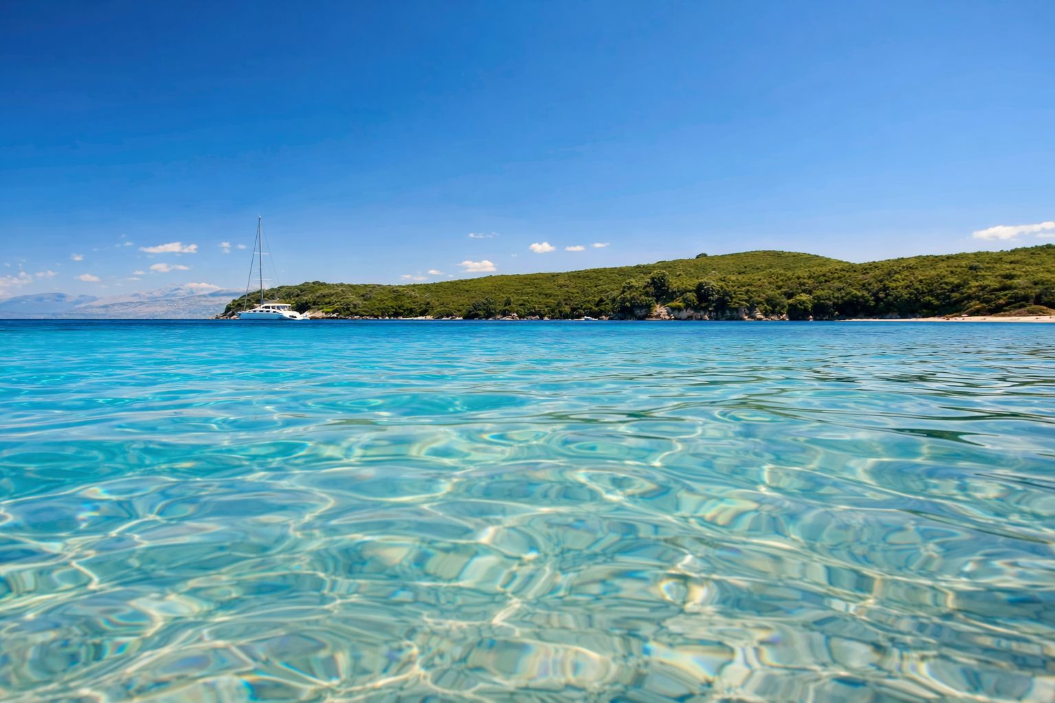 boats allegria,exclusive yacht vacations,Avlaki Beach, Corfu, turquoise water, crystal clear sea,rocky coast, boat trip,rib boat, inflatable boat,excursion,attractions,allegria,canvas by mitsis messonghi, messonghi,moraitika