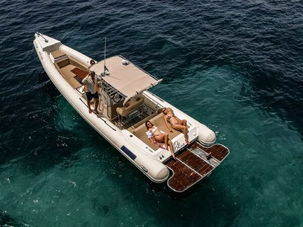 Rib Rib boat Luxury boat Paxos Sivota Private cruise Skipper boat
