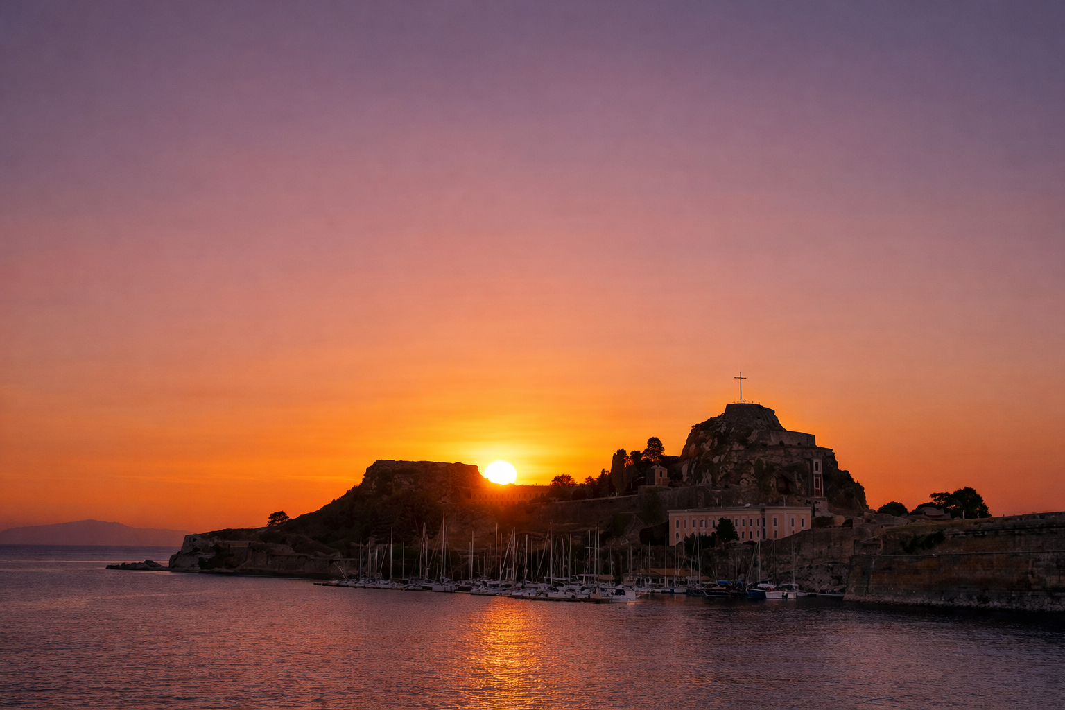 boats allegria,exclusive yacht vacations,Corfu Town, Old Fortness, sunset, rib boat, boat trip, sunset, excursion,attractions,allegria,canvas by mitsis messonghi, messonghi,moraitika,olivar suites
