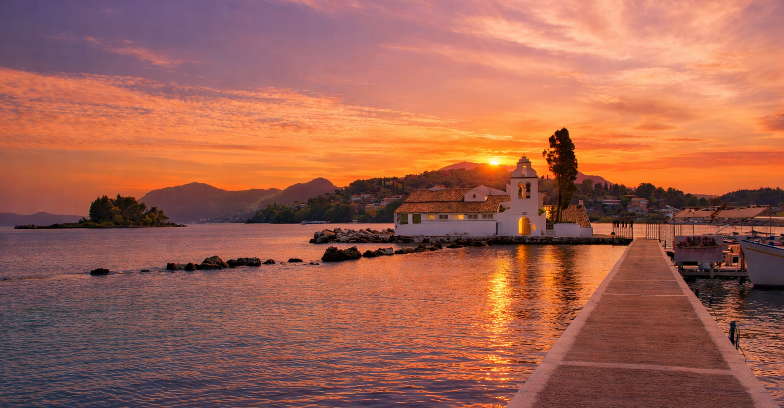 boats allegria,exclusive yacht vacations,Pontikonisi,Mouse Island,Corfu, airplane,,sunset,boat trip,rib boat,inflatable boat,excursion,romantic,island,church,attractions,allegria,canvas by mitsis messonghi, messonghi,moraitika,olivar suites
