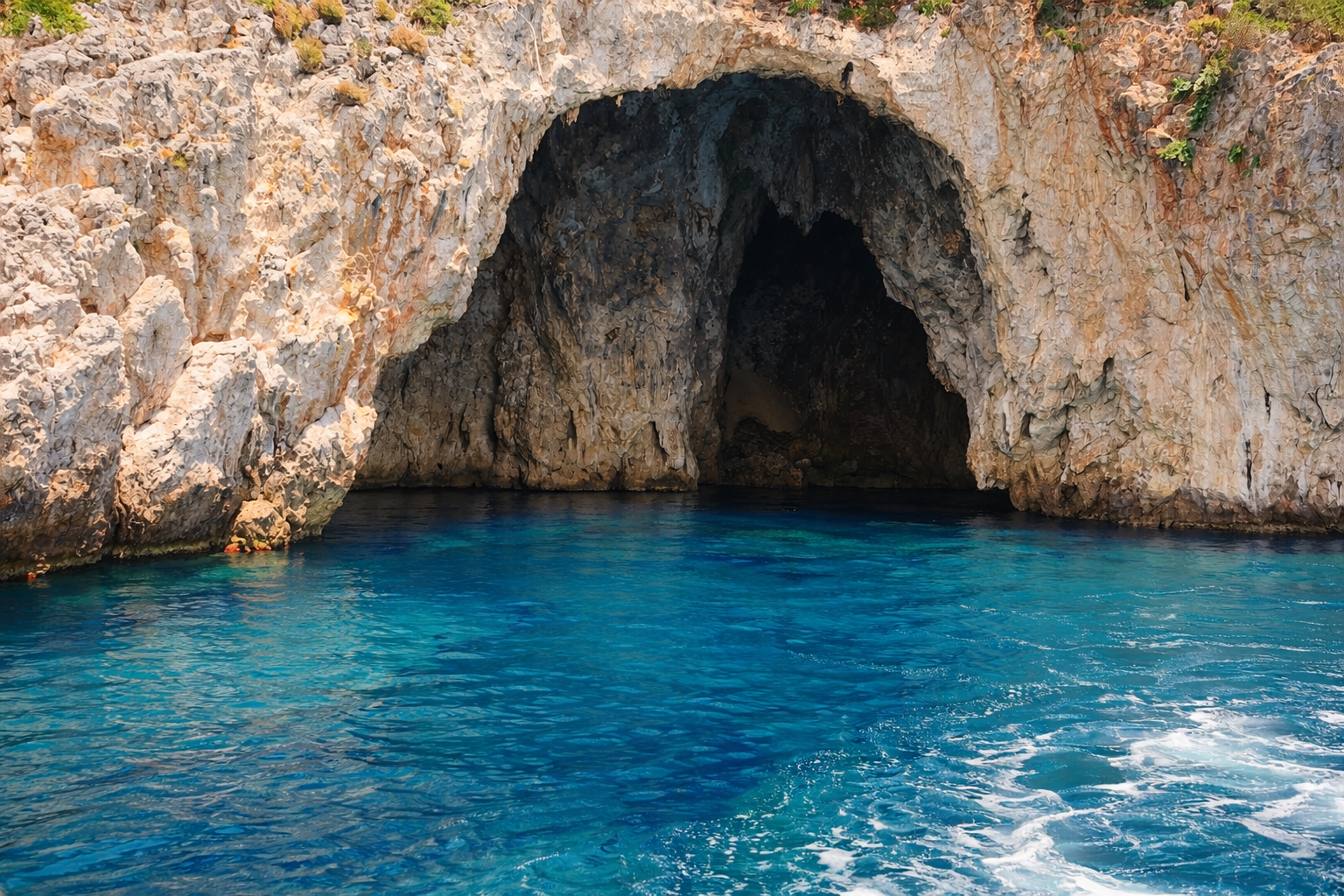 boats allegria,exclusive yacht vacations,Papanikolis Cave, Sivota, rocky cliff, turquoise water,cave, boat trip, rib boat,inflatable, crystal clear water,excursion,attractions,allegria,canvas by mitsis messonghi, messonghi,moraitika,olivar suites