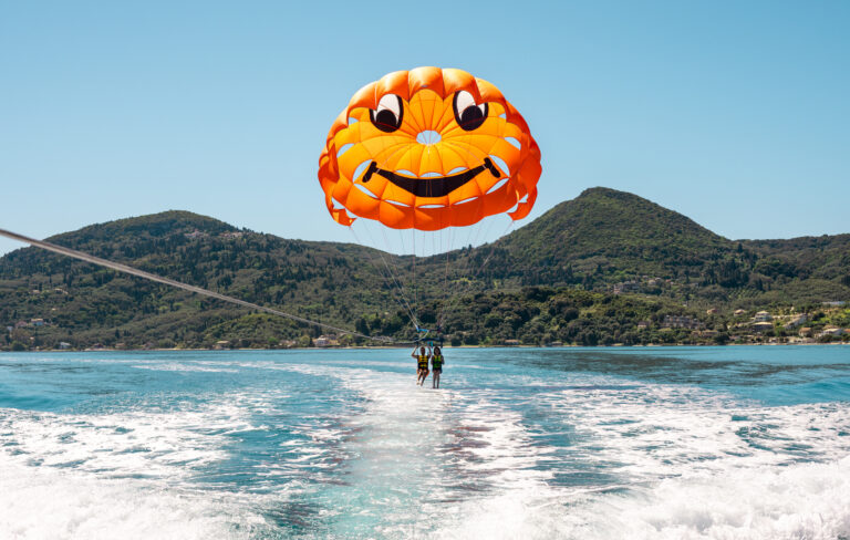 Parasailing in Corfu